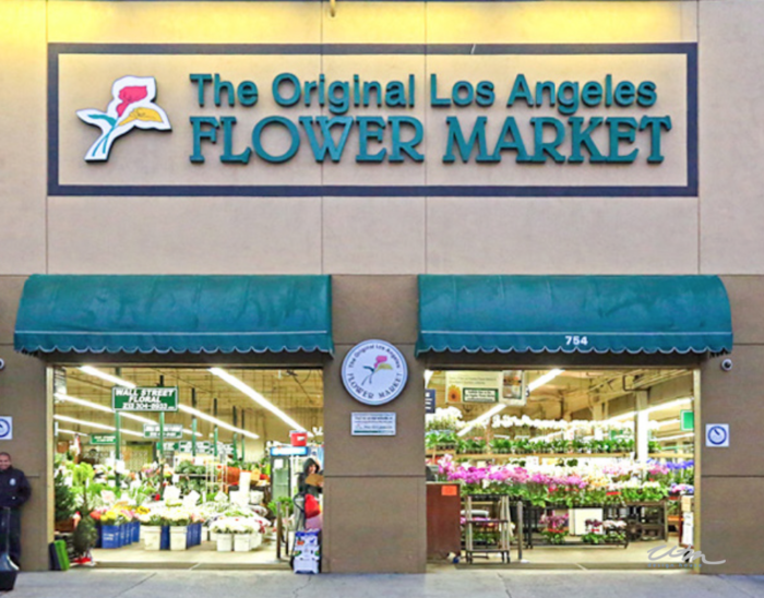 The original flower market, Los Angeles the Basics of Flower Arranging