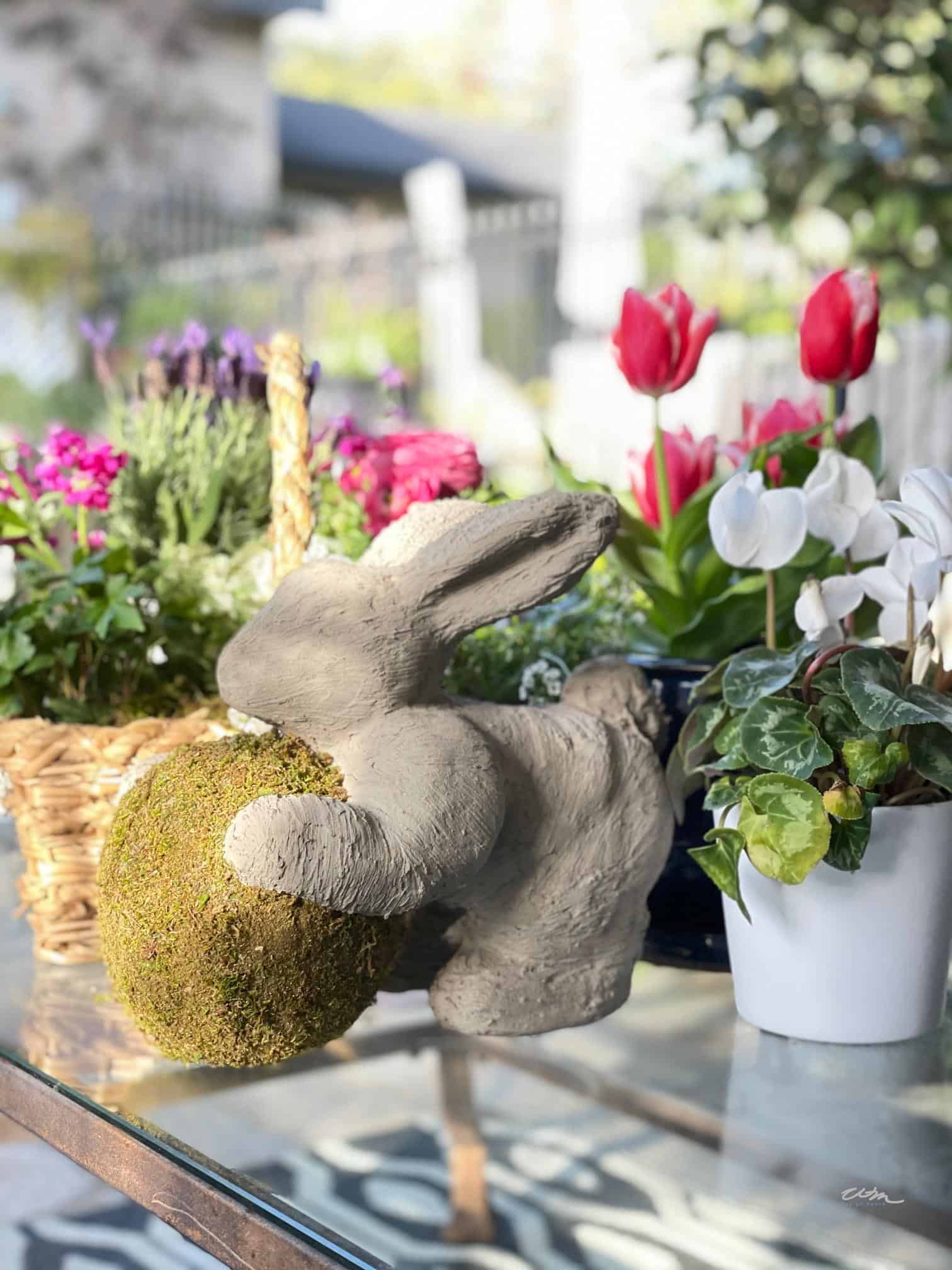 How to Create The Most Lovely Cement Bunny Rabbit