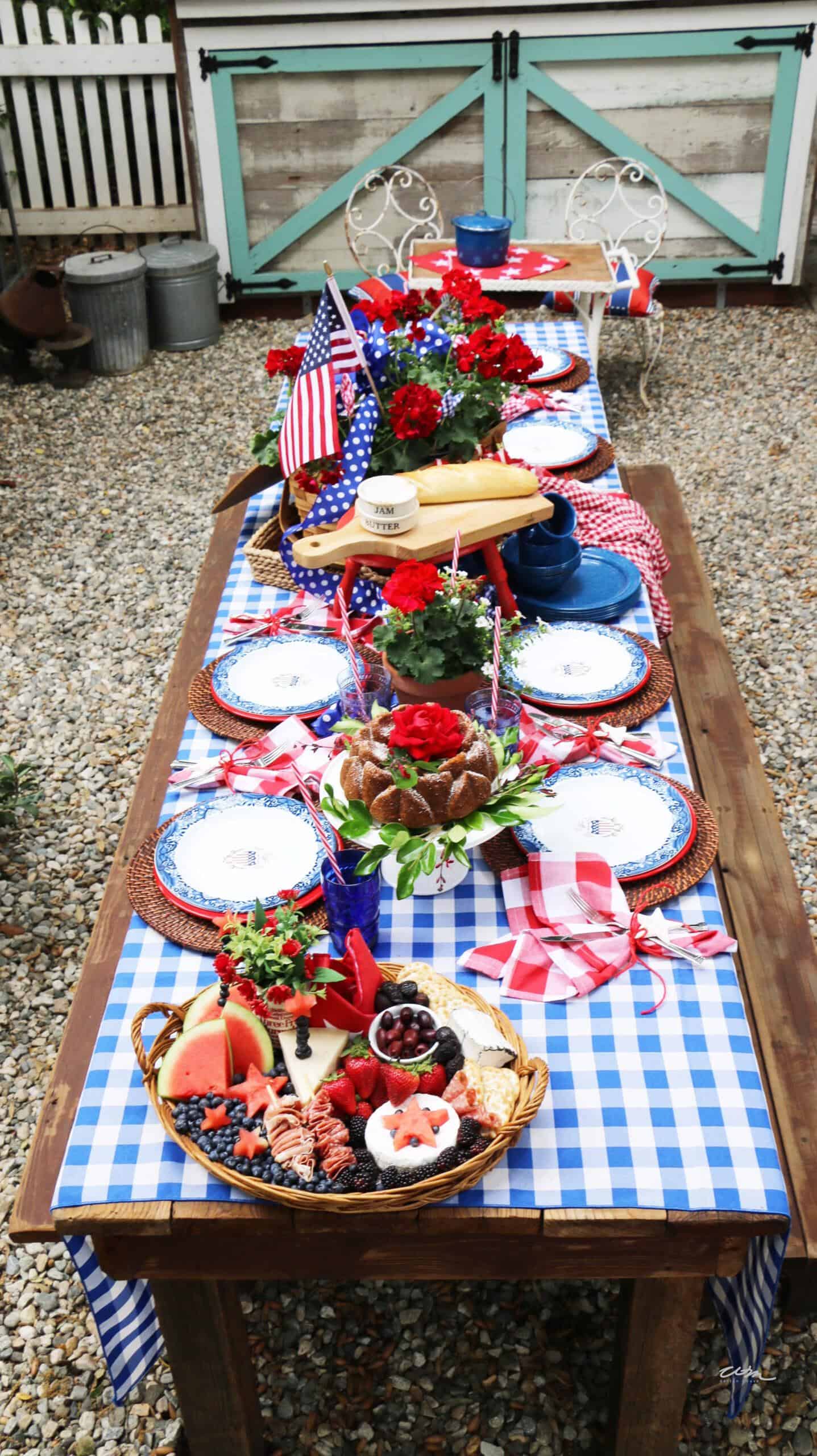 Memorial Day Table Decorations