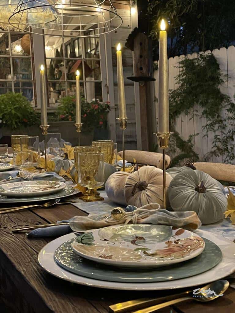 Fall table decorations 