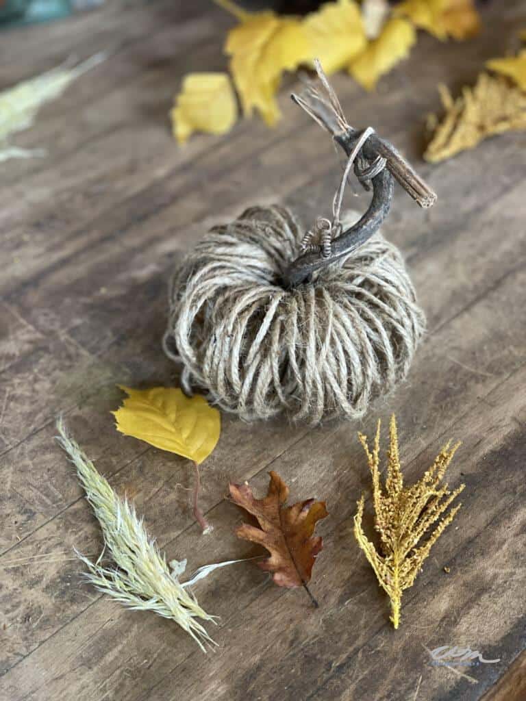 How to make Twine Pumpkins - WM Design House