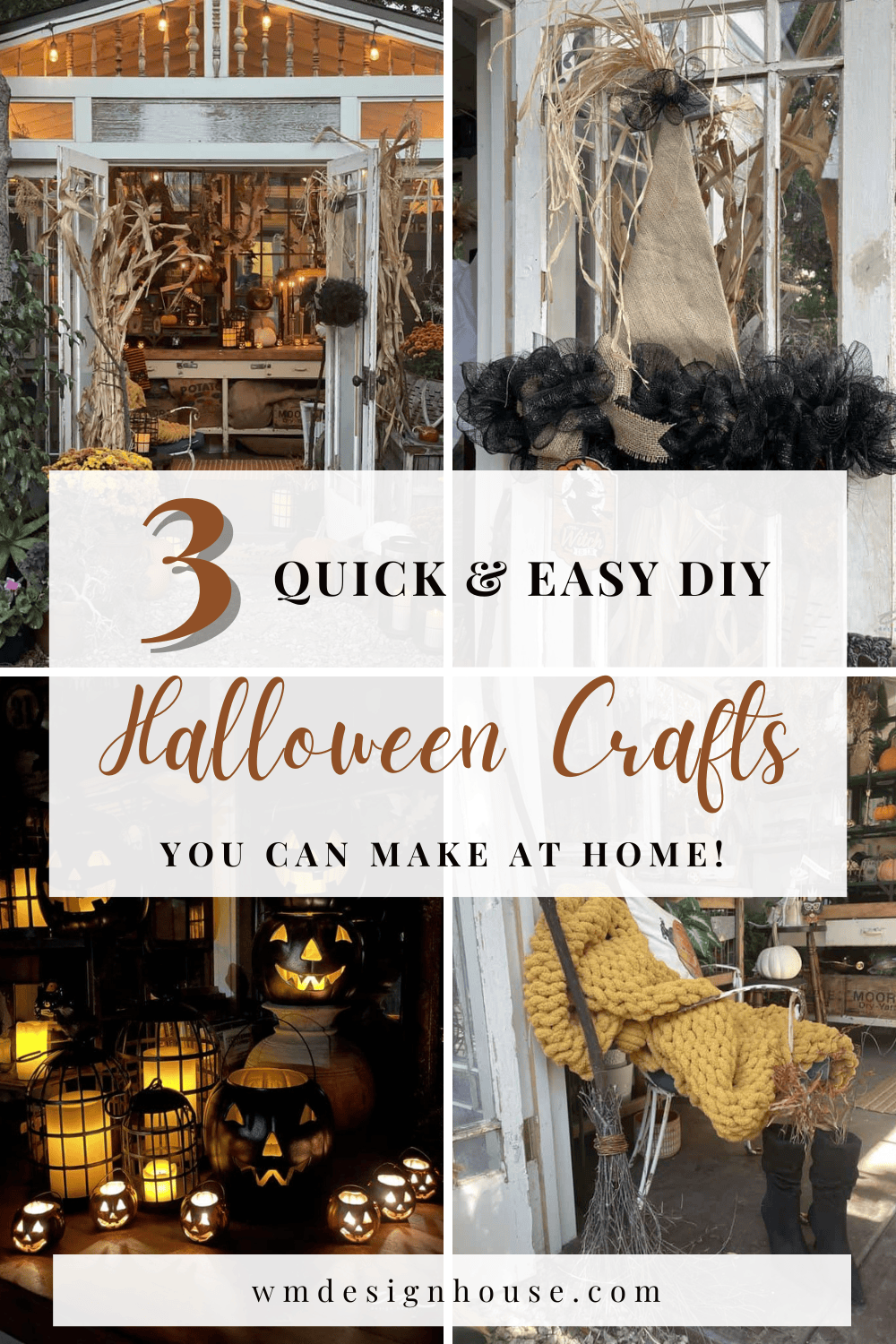 quick and easy DIY Halloween craft decor ideas