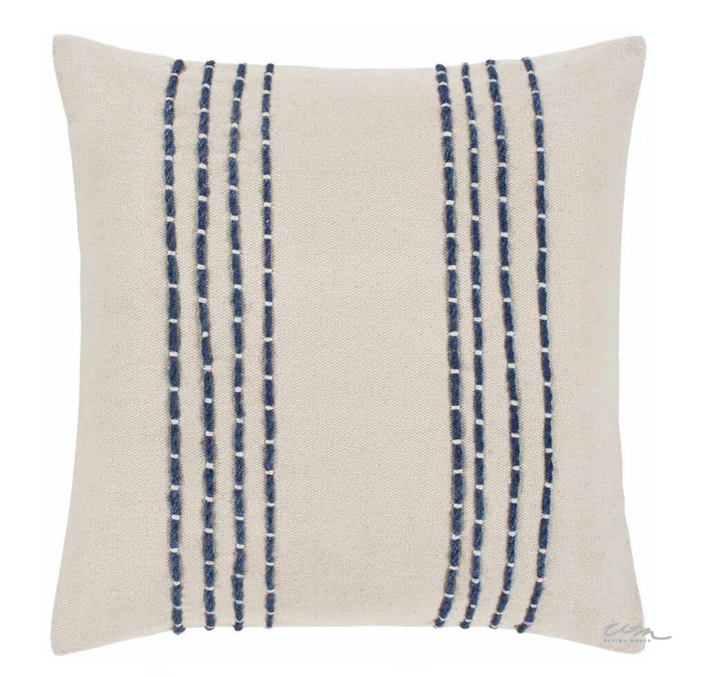 My favorite blue and white pillows and throws