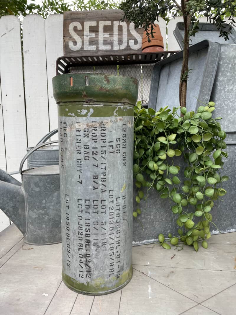 large galvanized ammo bucket