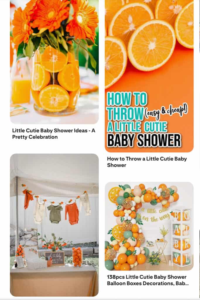 Pinterest ideas for a little cutie shower.