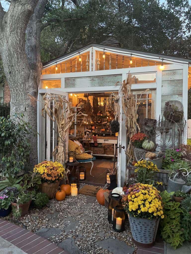 fall in the she shed