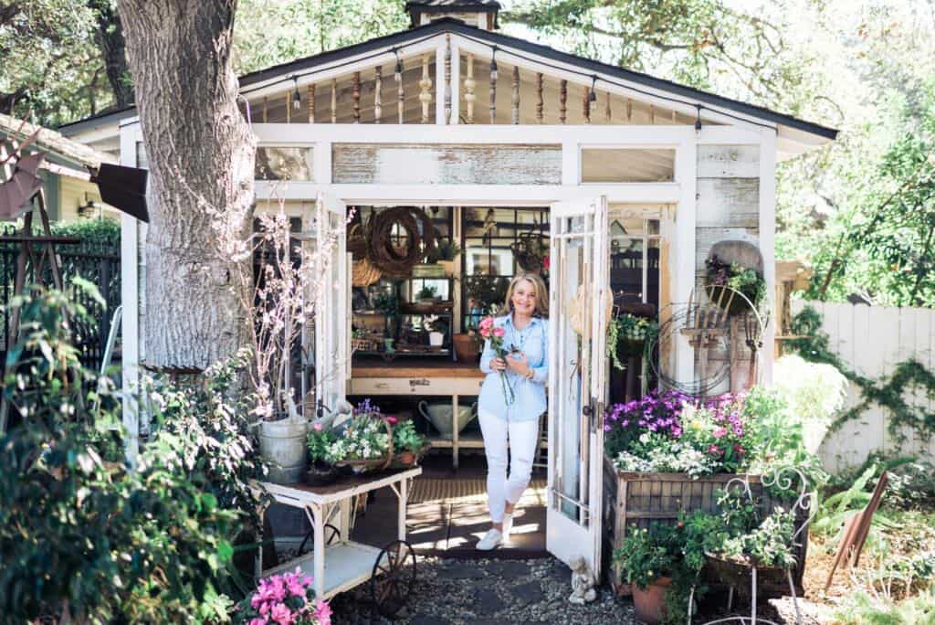 Wendy in the She Shed 