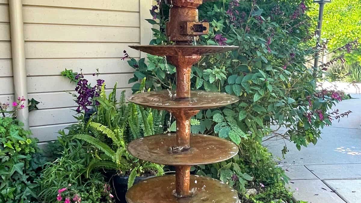 From Antique Farm Disc to Amazing Water Fountain