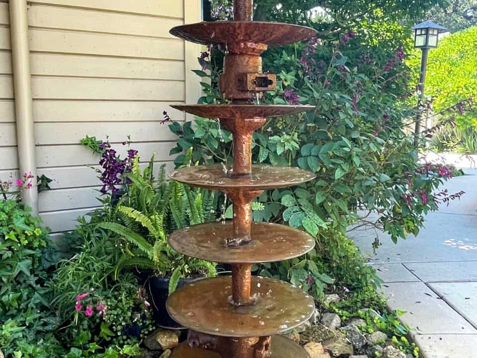 From Antique Farm Disc to Amazing Water Fountain