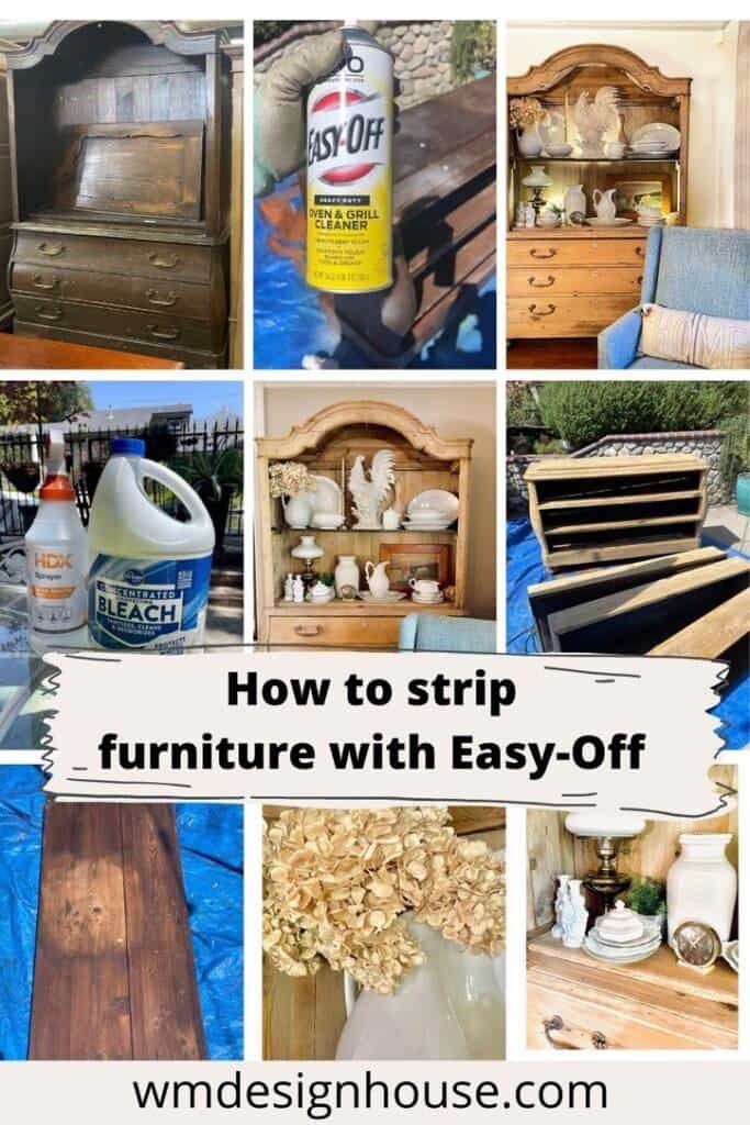 How To Strip Paint From Your Old Furniture With Easy Off Oven Cleaner –  Home and Garden