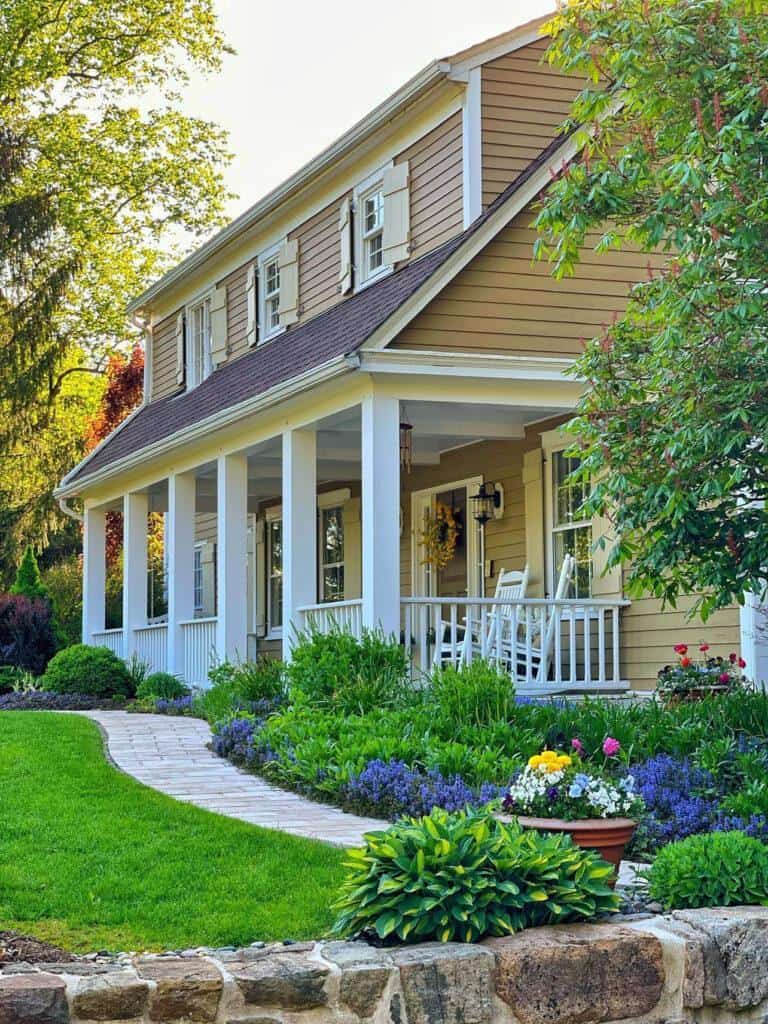 Amazing porch desings- stacy ling Bricks and Blooms 