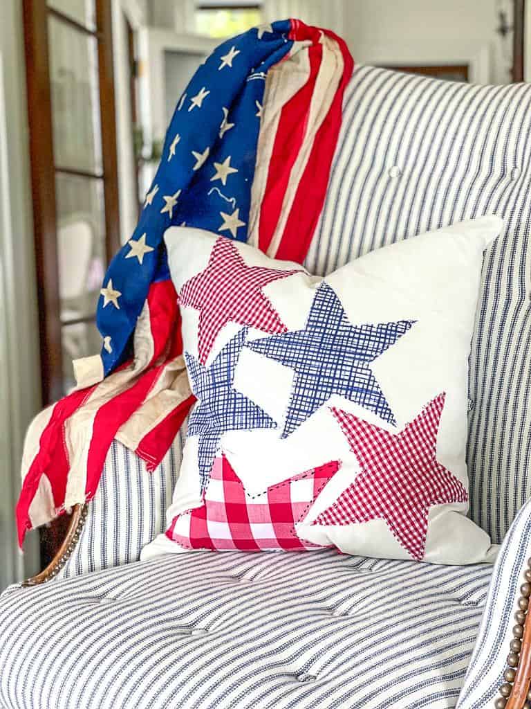 She Shed Sharing: DIY pillow for the Fourth of July