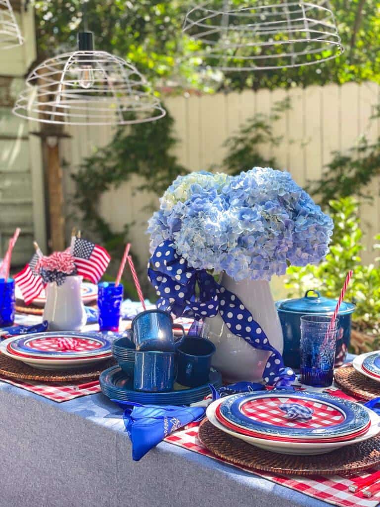 Fourth of July picnic table 