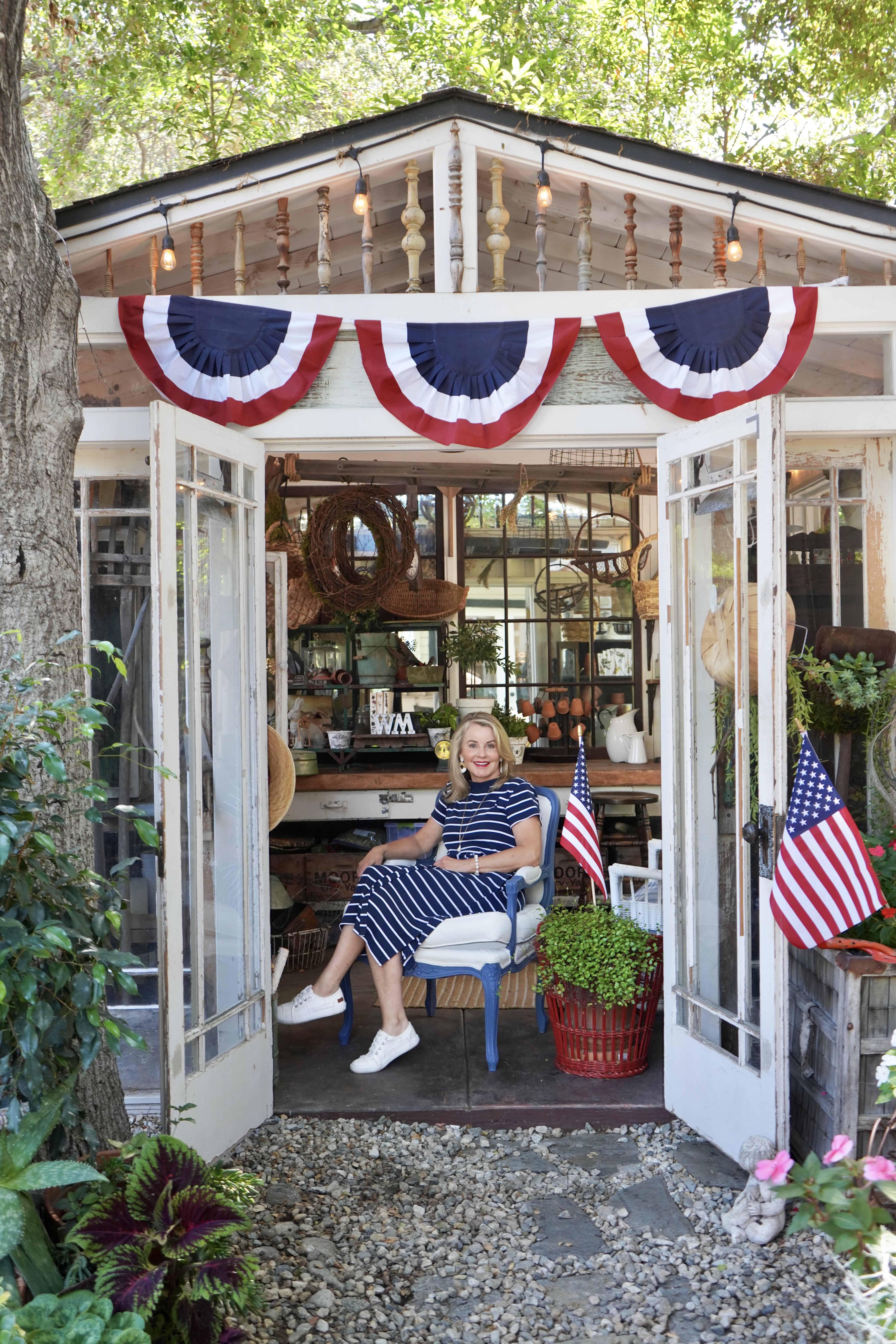 Sharing From the She Shed: Easy Fourth of July Decorations