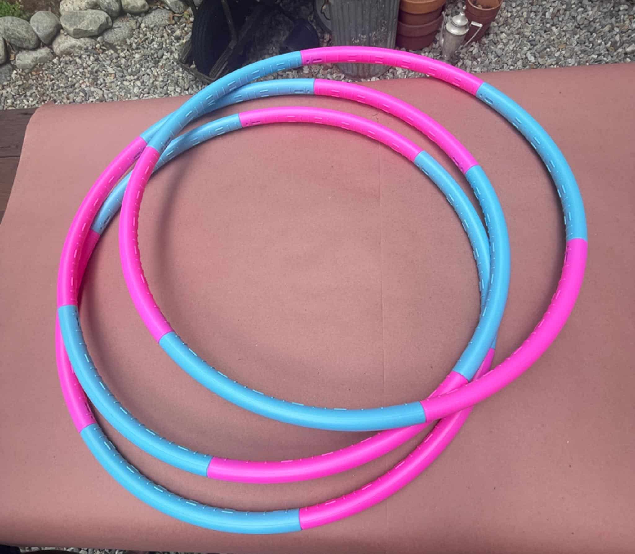 detachable plastic hula hoops to make lighted garden spheres