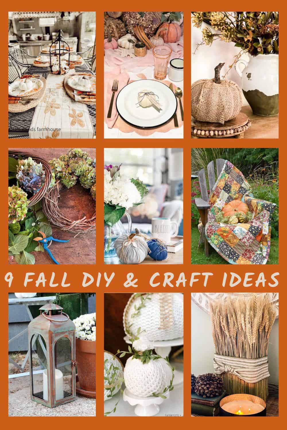 9 of the Best DIY Fall and Pumpkin Crafts