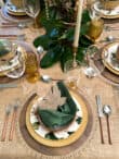 How to Set a Beautiful Table with a Fall Table Runner