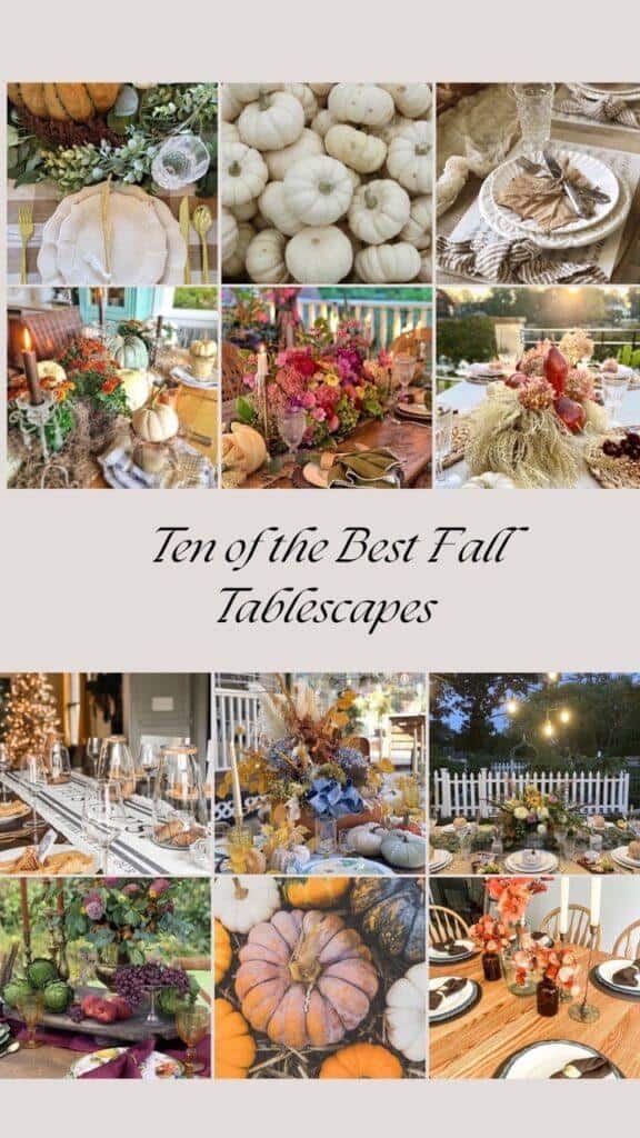 10 fabulous fall tabledecorations 