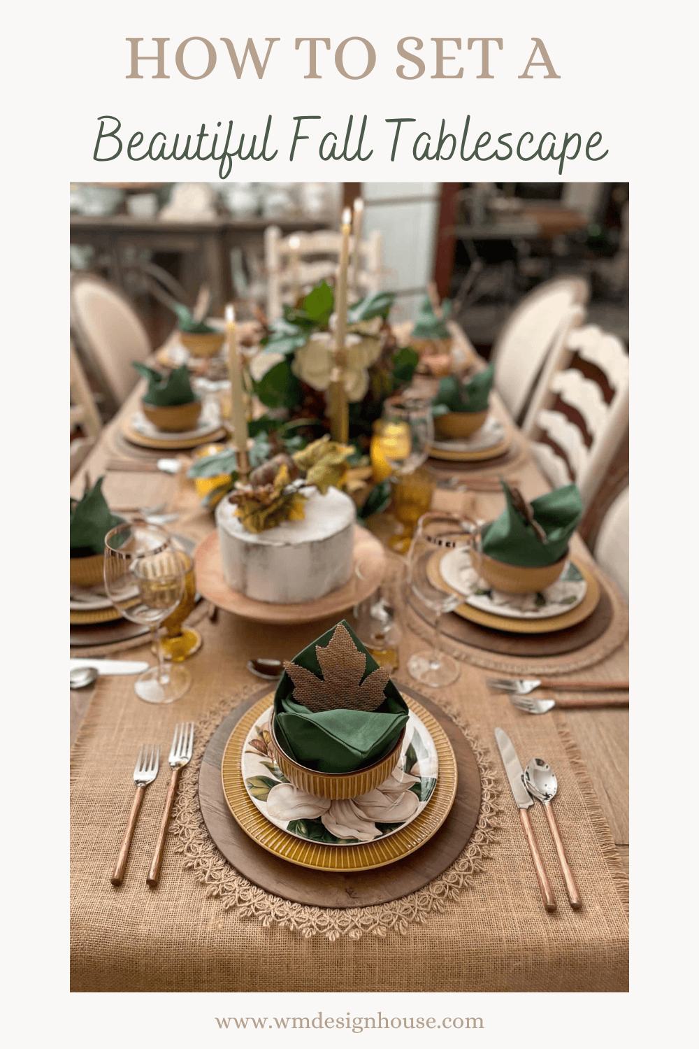 How to Set a Beautiful Fall Tablescape