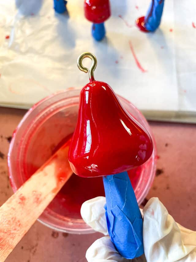 How to Make Easy and Stunning Wood Mushroom Ornaments - WM Design House