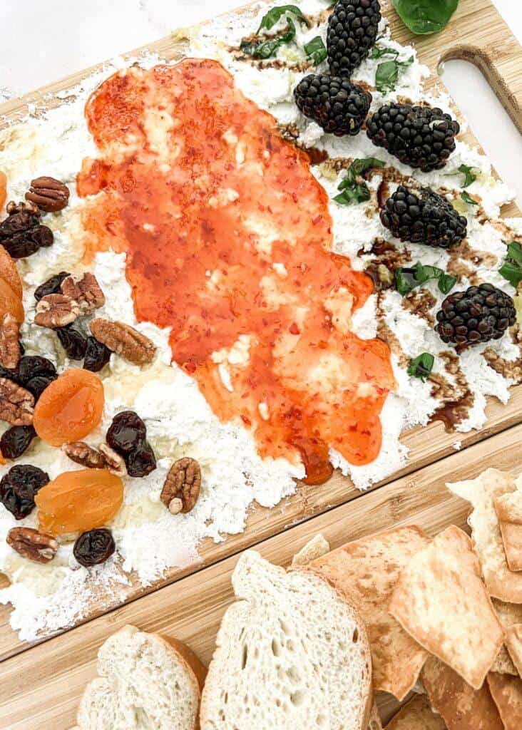 Goat Cheese charcuterie board