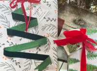close up gift wrap