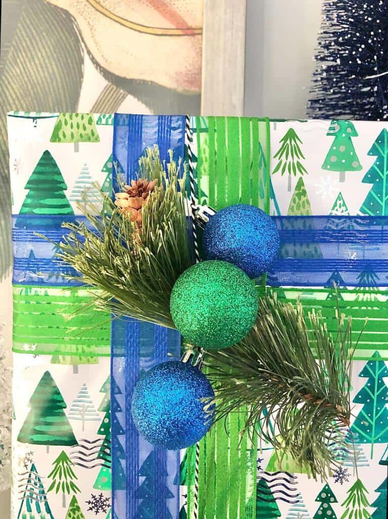 Colorful Christmas wrapping 
