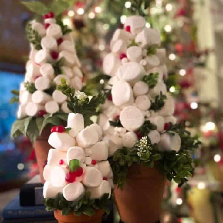 marshmallow trees for decoration