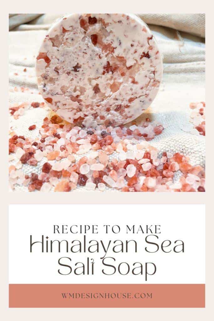 REcipe to make sea salt soap 