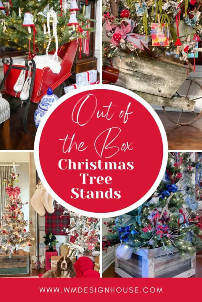 Pin style store christmas tree stands