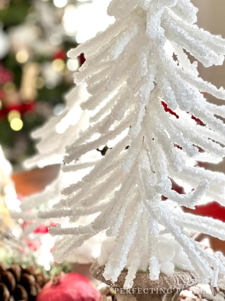 Small white Christmas tree 