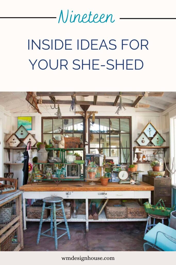 She Shed interior