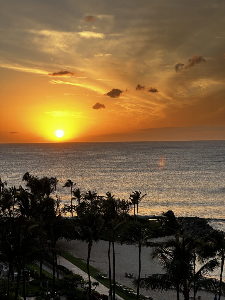 Hawaiian sunset 