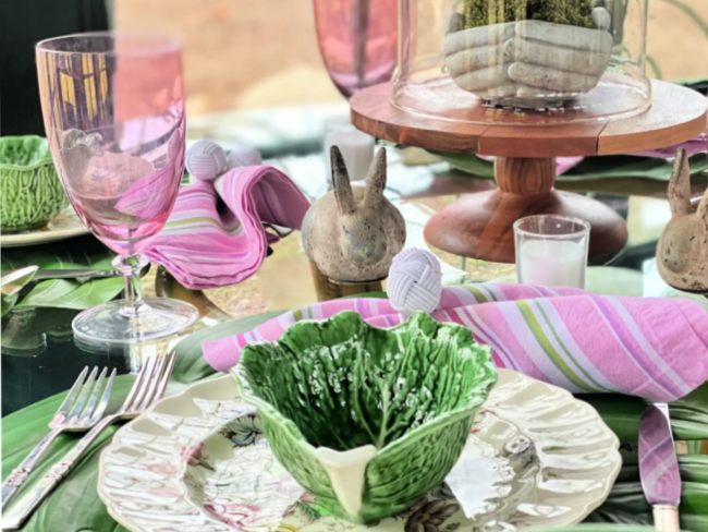 Easter tablescape 