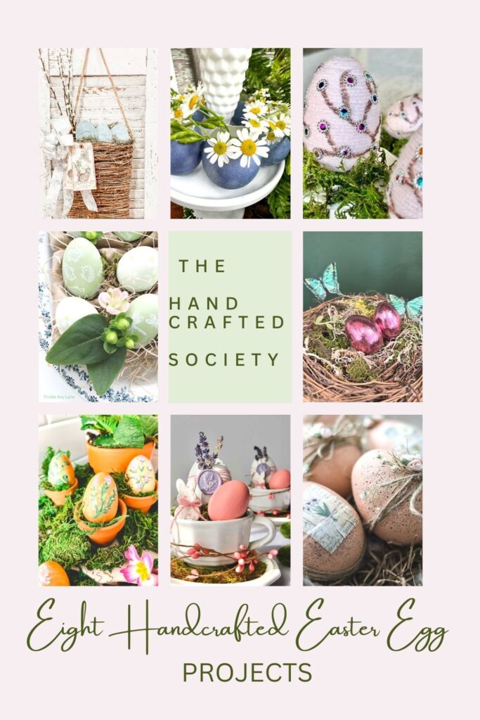 Handcrafted Society- 8 fabulous Easter Egg Projects How to make natural dye  
