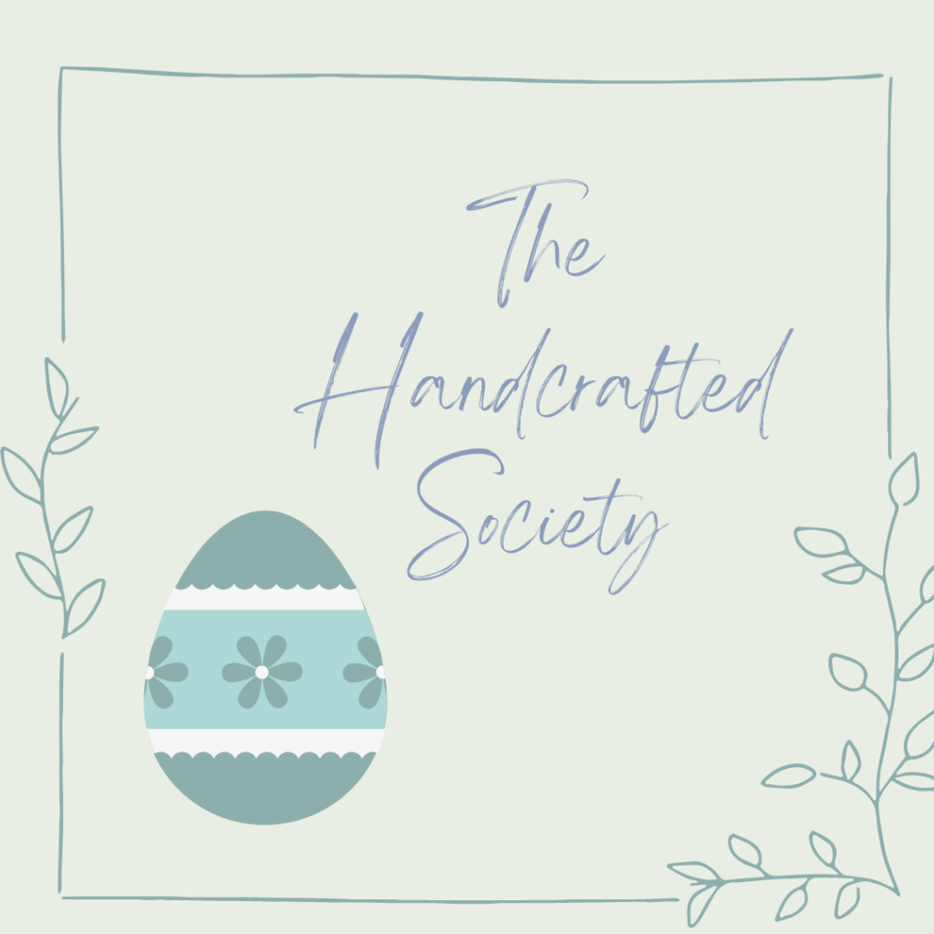 The Handcrafted Society's decorative Easter eggs.