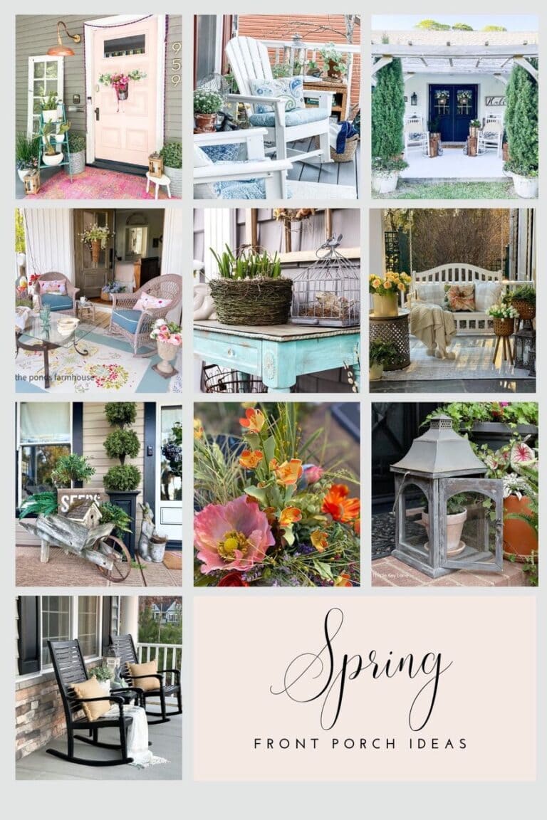 35 Simple and Easy DIY Spring Front Porch Decor Ideas