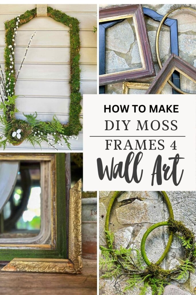 vintage moss frames for wall art 