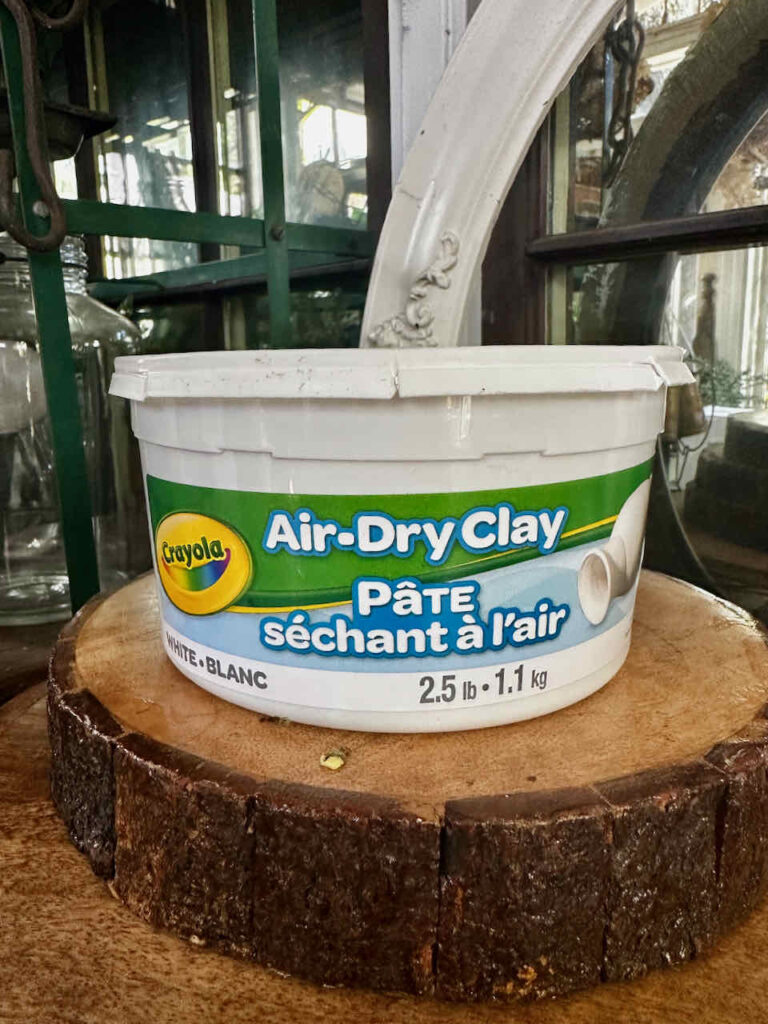 Easter rabbit DIY-air dry clay 
