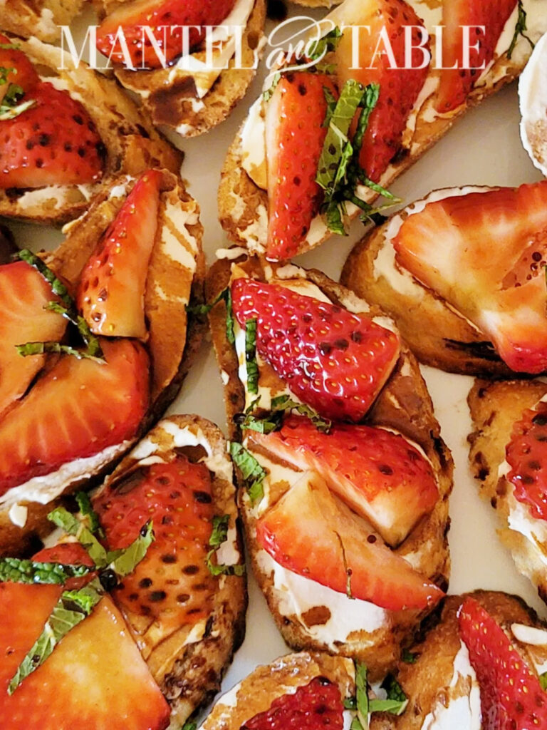 Strawberry Crostini 