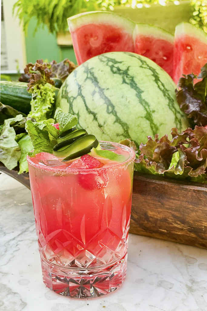 Watermelon Cucumber Cocktail Recipe