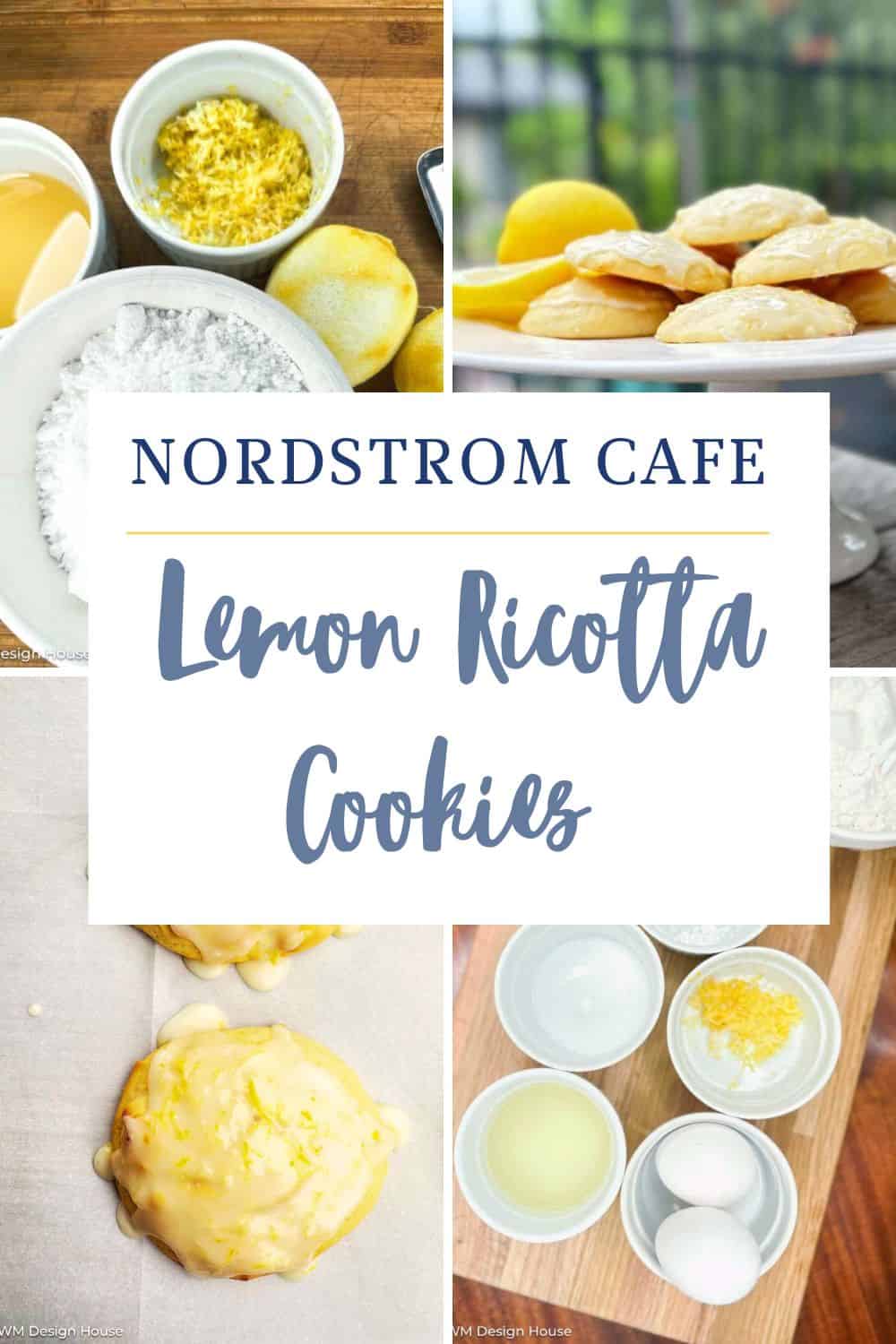 Pin for lemon ricotta cookies