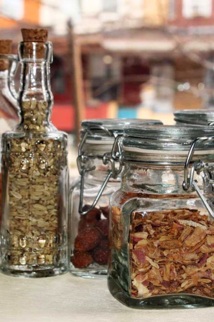 Dried Pasta Stored in Glass Jars  Apothecary jars, Jar, Kitchen