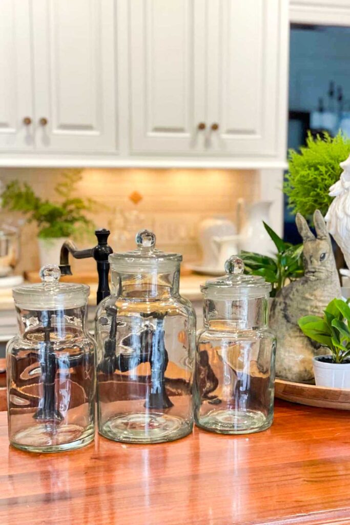 15 ways to style jars in the kitchen empty jars in the kitchen 