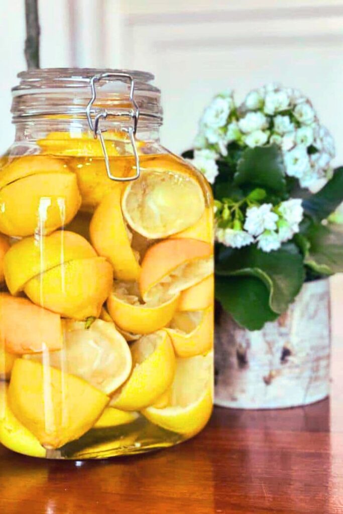 15 ways to use apothecary jars preserving lemons for household cleaner in apothecary jars