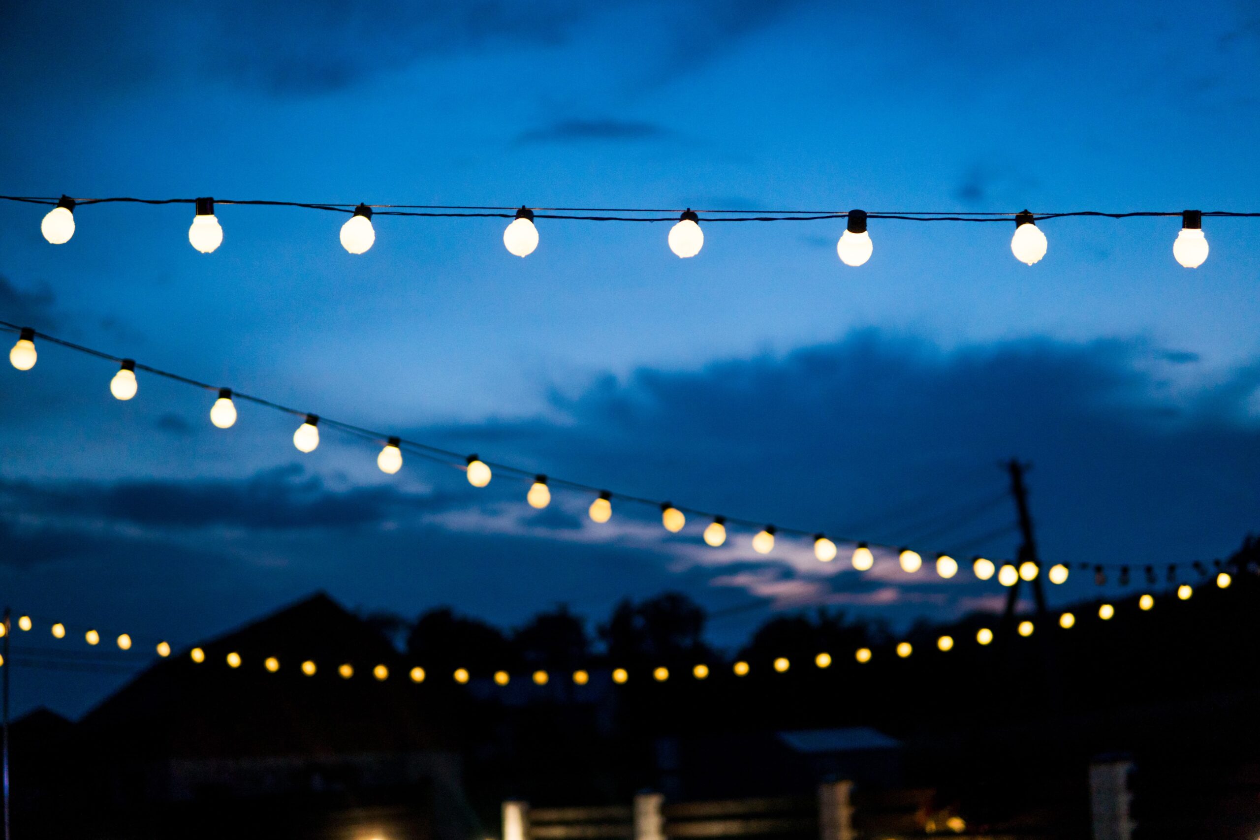 How to Hang String Lights in Backyard Without Trees - WM Design House