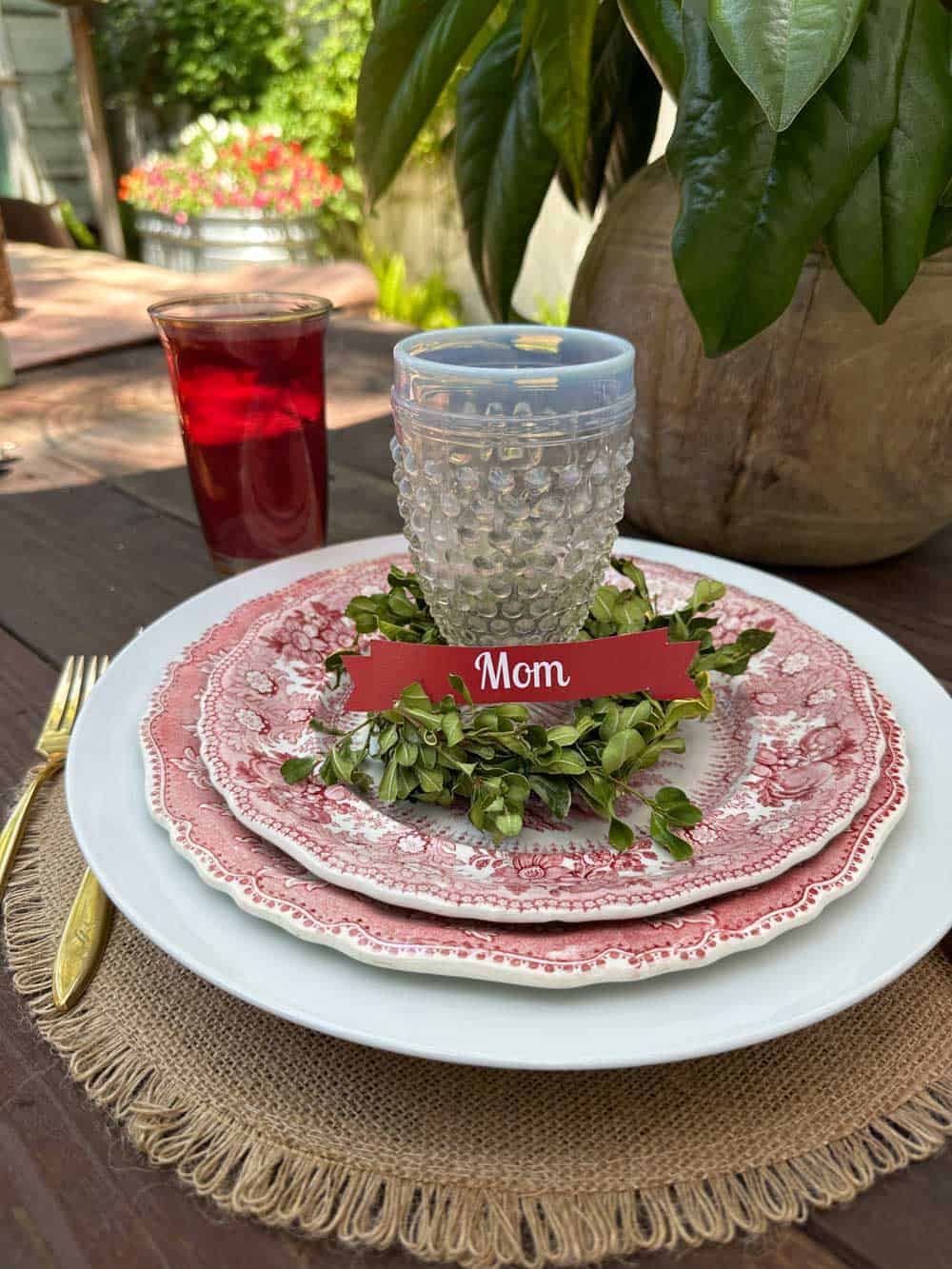 DIY Christmas Place Card Holders 