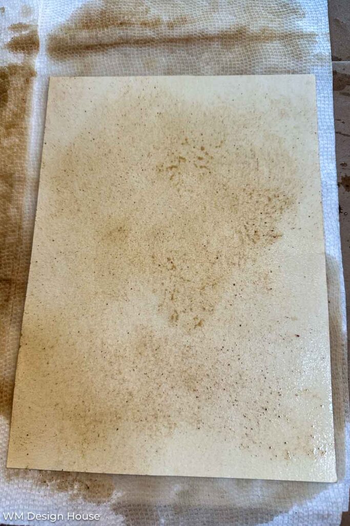 How to Make Coffee Paper the Easy Way: DIY Tutorial- cinnamon on paper for a special  effect 