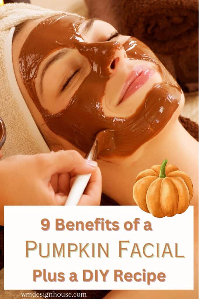 pumpkin facial benefits pinterest pin 