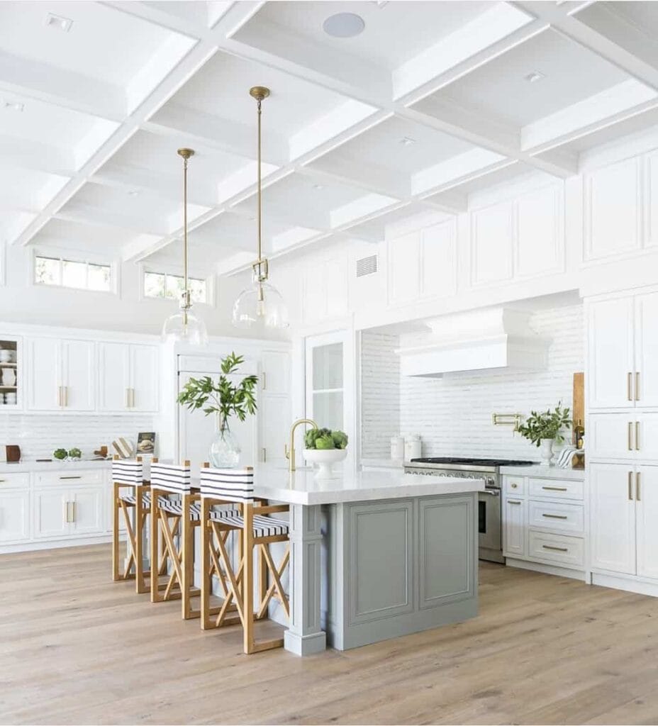 Best Blue Gray for Kitchen Cabinets: Krypton by Sherwin Williams